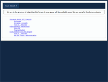 Tablet Screenshot of forum.kimsufi.co.uk